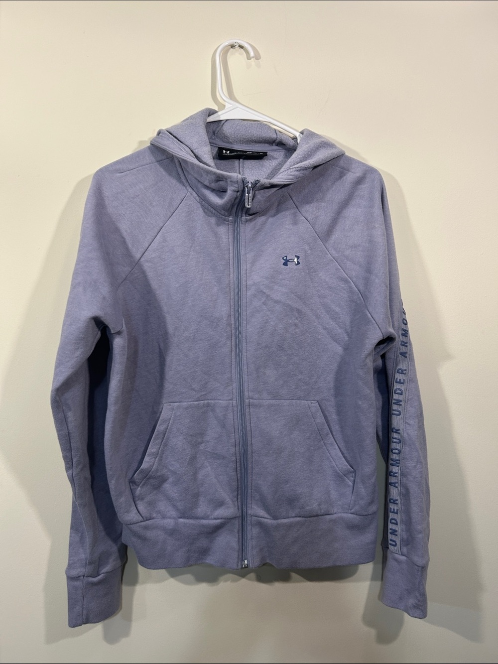 Under Armour Lavender Full-Zip Hooded Jacket